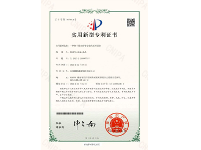 一種便于排水砼管安裝的送料設(shè)備-實用新型專利證書(易清華、袁成、黃晶)